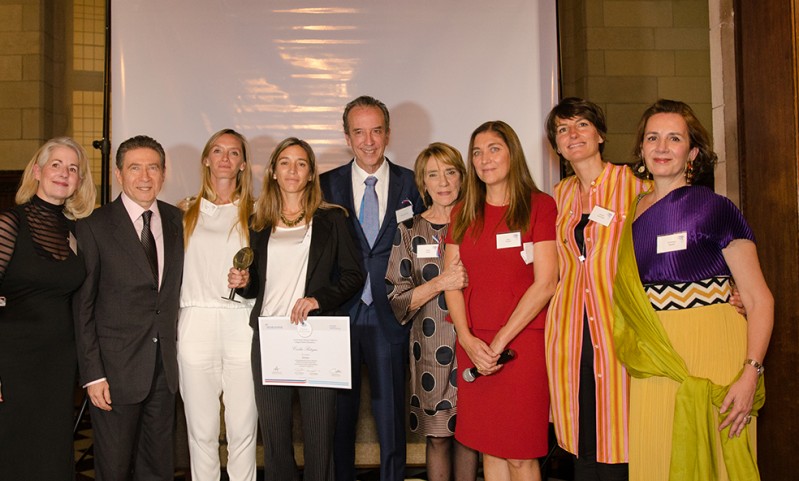 Eve Grynberg, Pierre Henry Gignard, embajador de Francia, Eugenia Botta, Cecilia Retegui, Patricio Supervielle, Cristina Piceda, Silvia Taurozzi, Laurence Loyer, Dominique Biquard